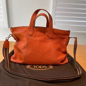 TOD’S tote bag with woven shoulder strap